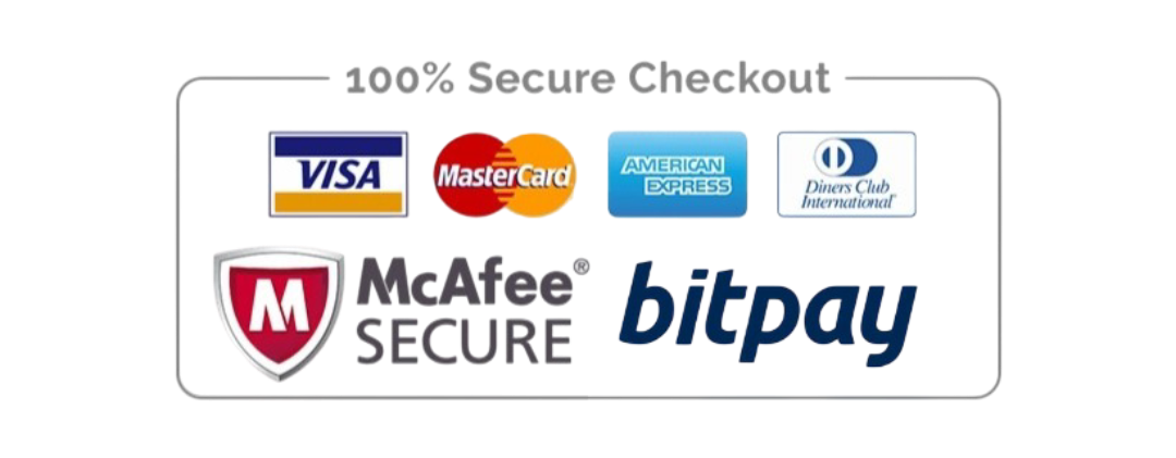 100% Secure Checkout